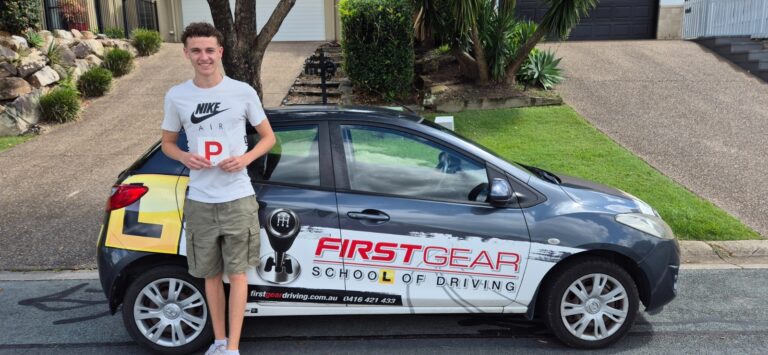 Jake-S celebrating passing their driving test