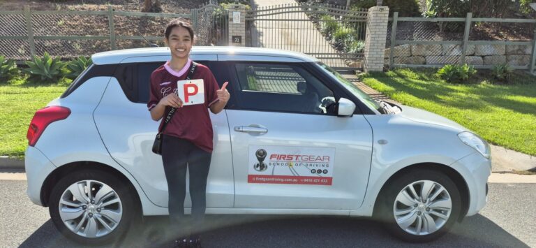 Satdhana S celebrating passing their driving test