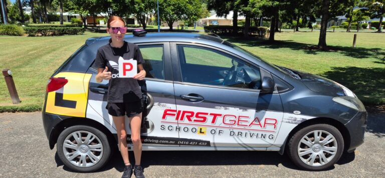 Skye T celebrating passing their driving test